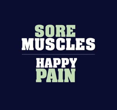 sore muscles :)