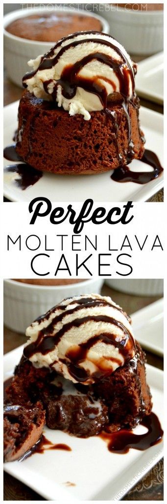 These Perfect Molten Lava Cakes turn out perfect every time! You’ll love this easy, foolproof recipe for g