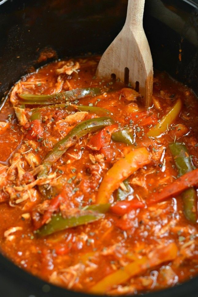 This Crockpot Italian Chicken and Peppers is a healthy dinner that’s easy and customizable. A weeknight di