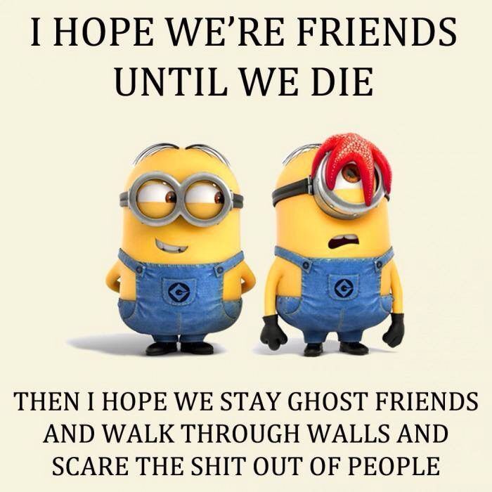 Top 30 Funny Minions Friendship Quotes #besties