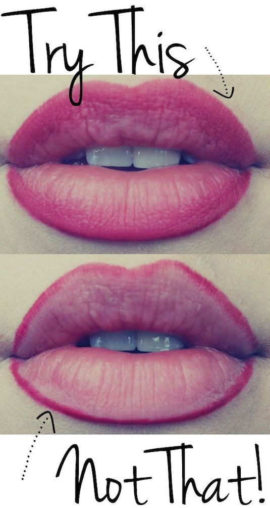 #10. Wearing lipliner all wrong | 20 Beauty Mistakes You Didn’t Know You Were Making