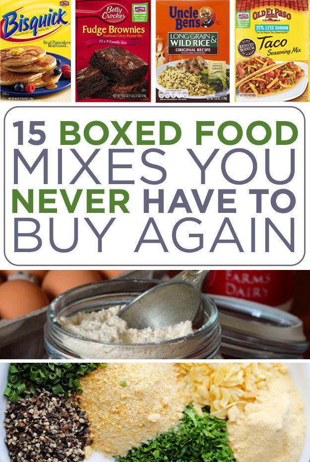 15 Boxed Food Mixes You’ll Never Have To Buy Again