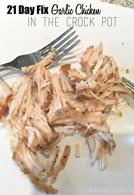 21 day fix Chicken in the Crock Pot