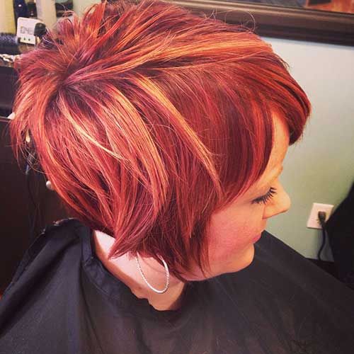 Red Long Pixie Hair Style for Women -   25 Short Hair Styles For Women