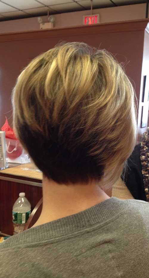 Short Graduated Hair Style Back View -   25 Short Hair Styles For Women