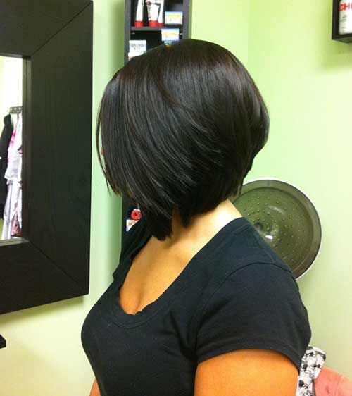 Dark Bob Style for Women -   25 Short Hair Styles For Women