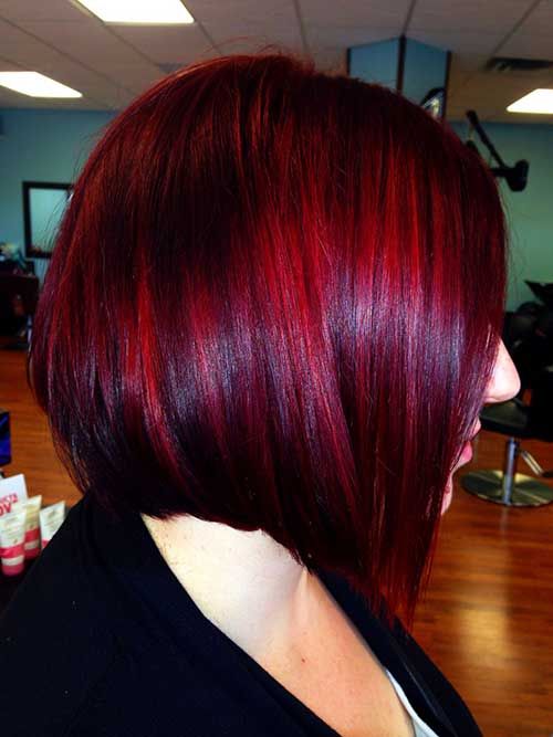Short Bright Red Hair Style for Women -   25 Short Hair Styles For Women