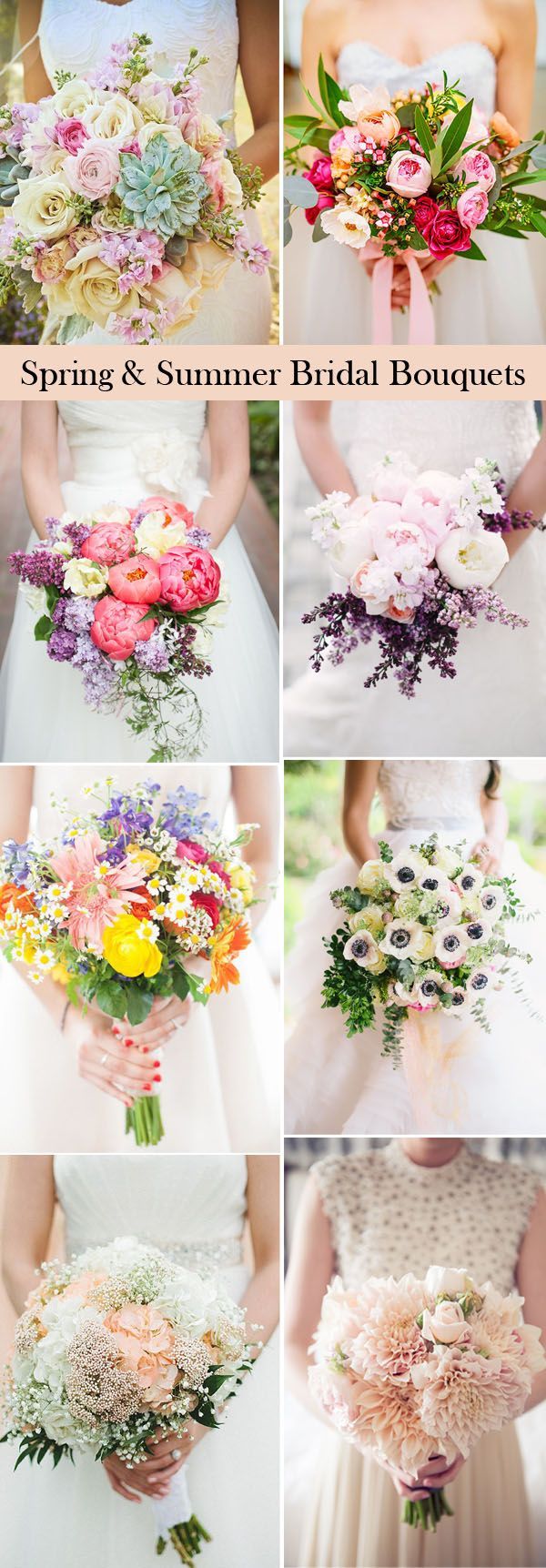 25 swoon worthy wedding bouquets ideas for spring & summer brides