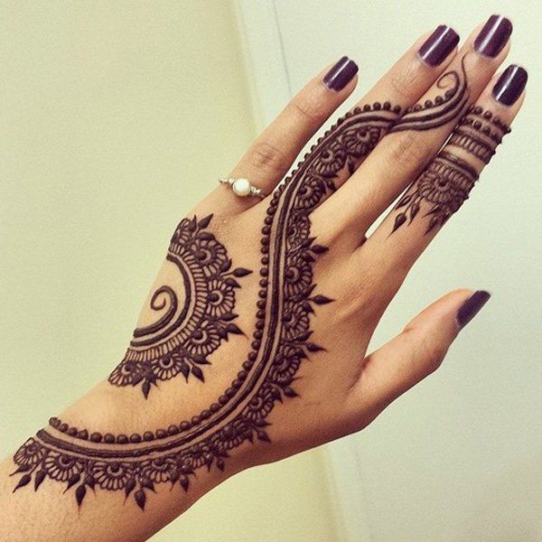36 Henna Tattoo on Hand
