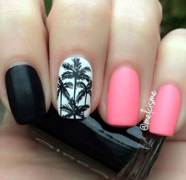 50 Vivid Summer Nail Art Designs and Colors 2016