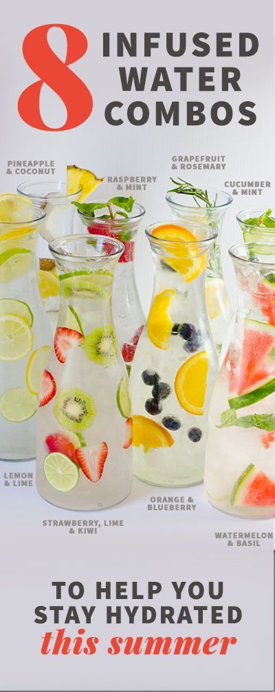 8 Infused Water Combos to Keep You Hydrated