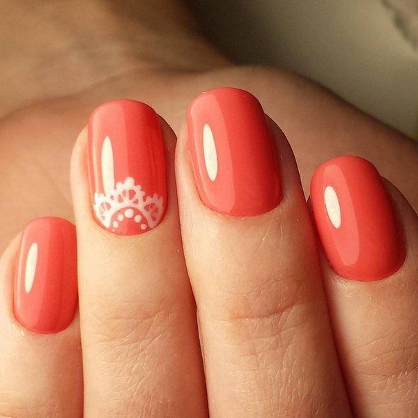 Accurate nails, Cool nails, Everyday nails, Manicure by summer dress, Nails ideas 2016, ring finger nails,