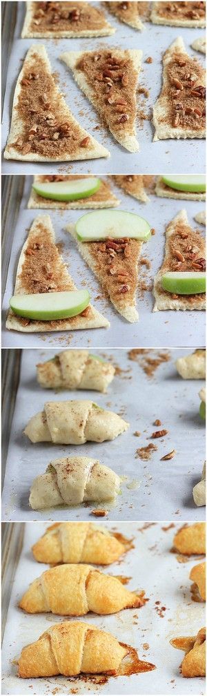 Apple Pie Bites- make sure the apple slices are thinner next time