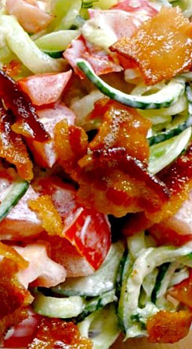 Bacon, Tomato and Cucumber Salad