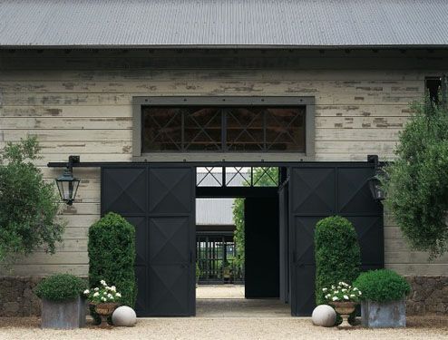 Barn style houses are fabulous! Love the doors and openness.    heirloom philosophy: Inspiring People: Mee