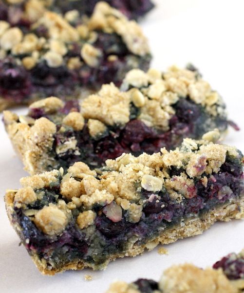 Blueberry Oatmeal Breakfast Bars