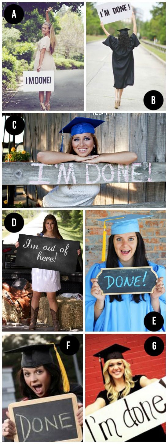 Cap and Gown Graduation Photo ideas