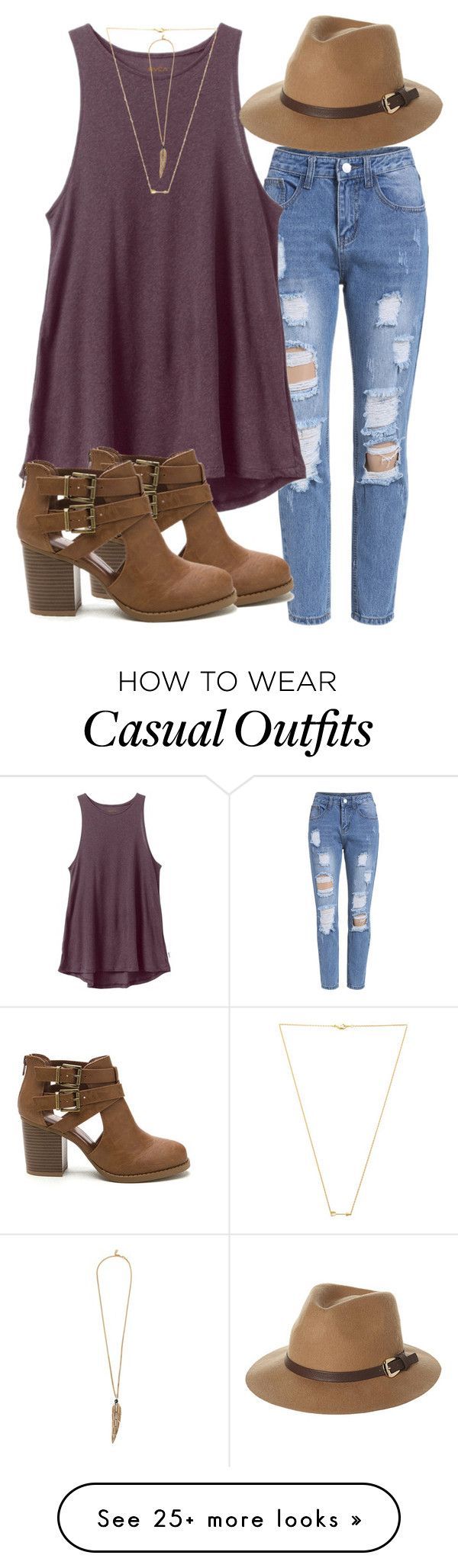 “Casual” by j2205 on Polyvore featuring RVCA, Rusty, Wanderlust + Co, Roberto Cavalli, women’s clothing, w