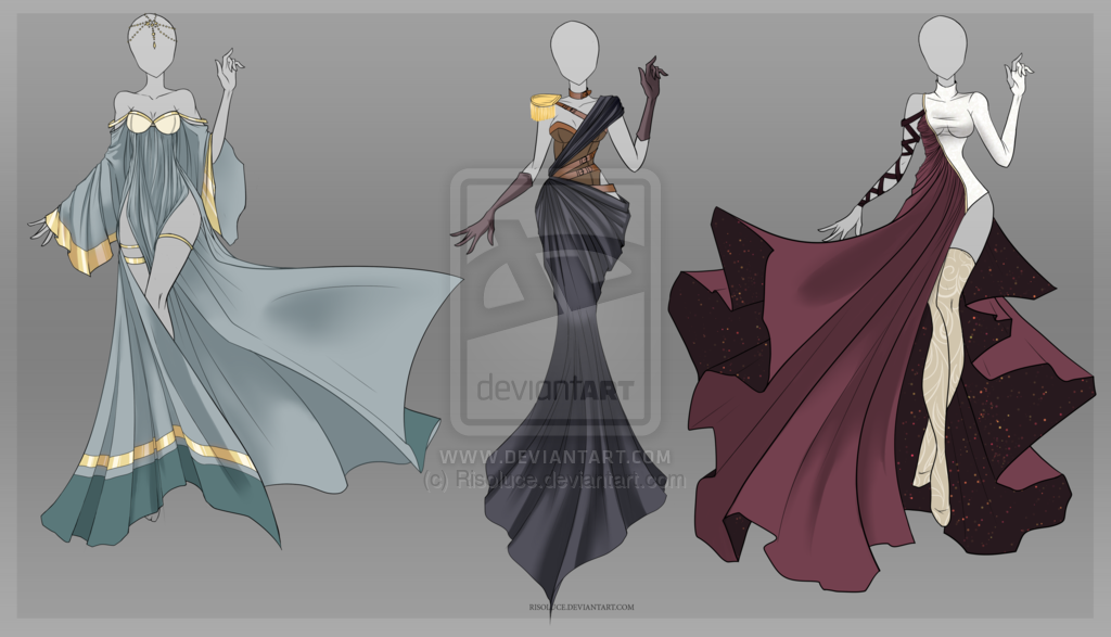 (CLOSED) Adoptable Outfit Auction 13 by Risoluce on DeviantArt