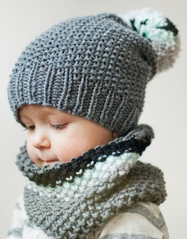 cozy one of the best knit baby hat and scarf I’ve ever seen!