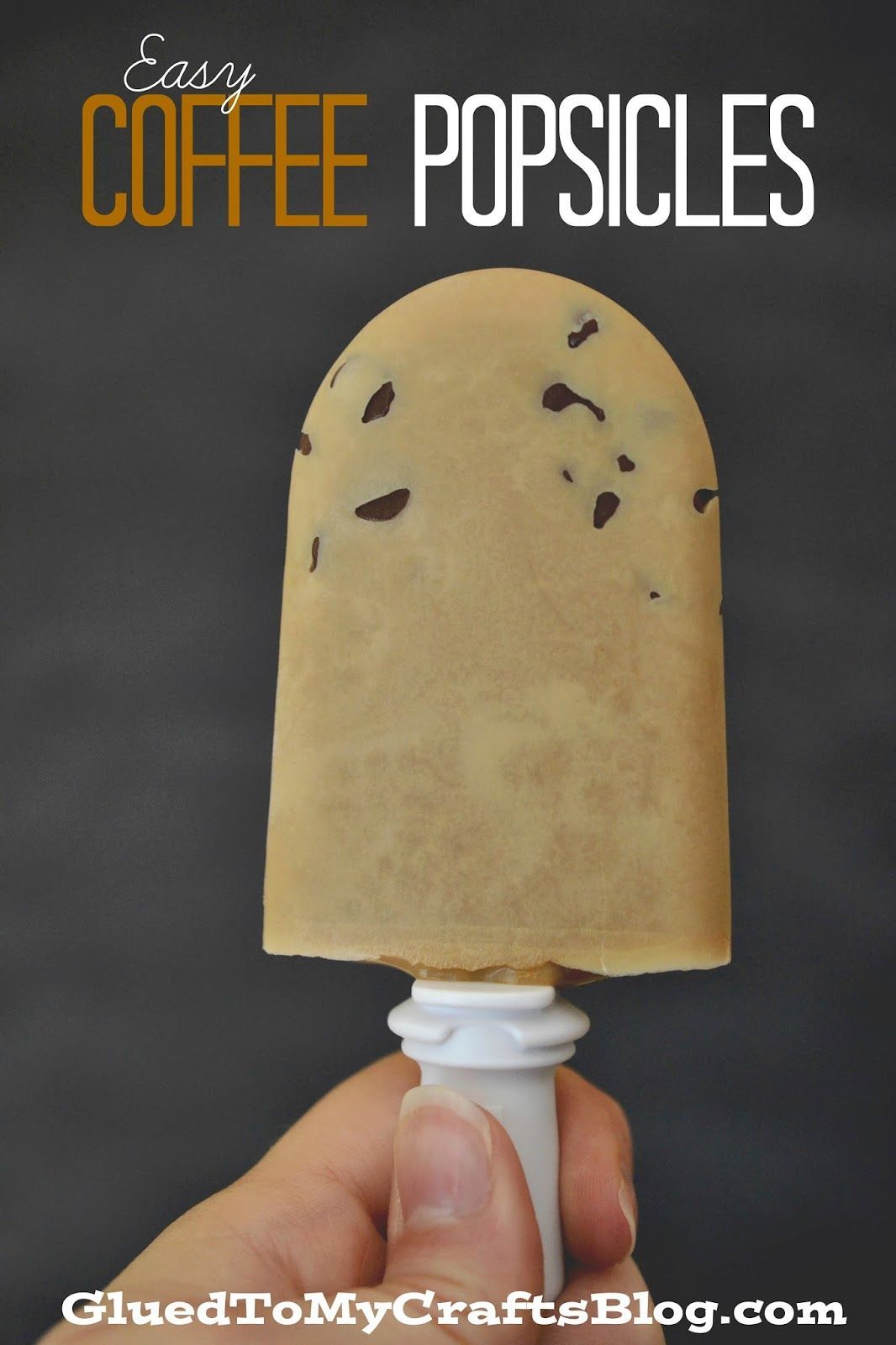 Easy Coffee Popsicles {Recipe} via Glued to My Crafts