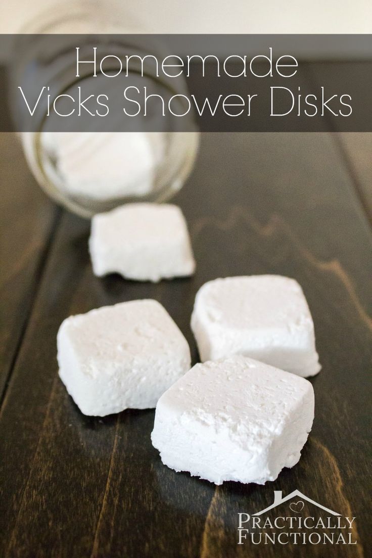 Feel a cold coming on? Make your own DIY Vicks shower disks with just baking soda, water, and essential oi