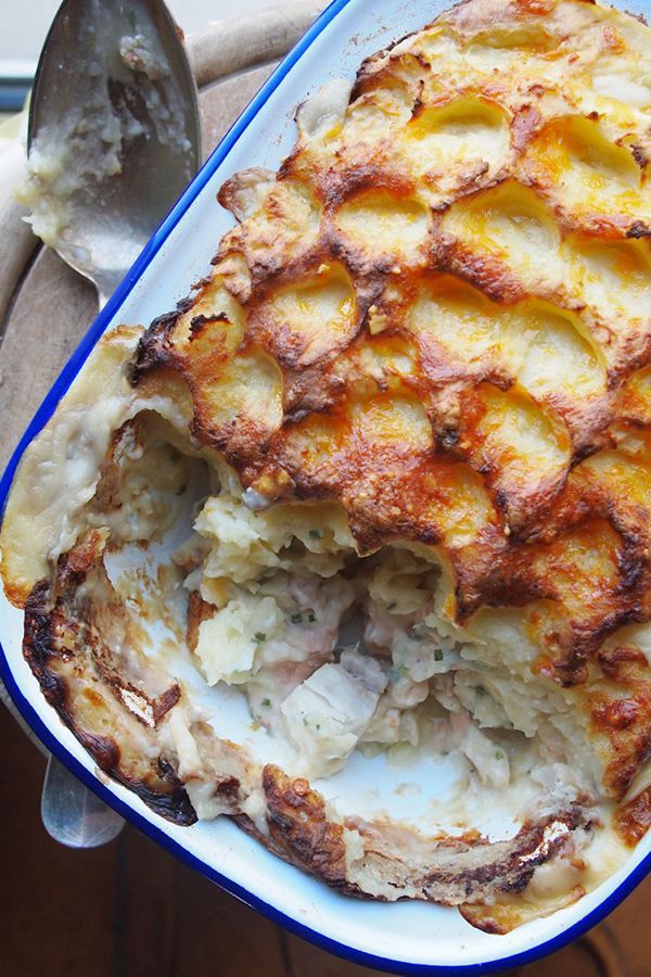 Good Old Fashioned Fish Pie with Cheesy Mash – A wonderful comforting dish – www.fishisthedish…