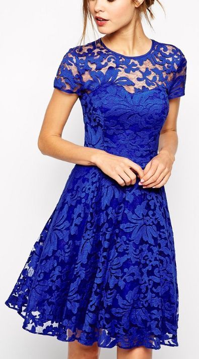 Gorgeous! I love the lace! I would make it longer…