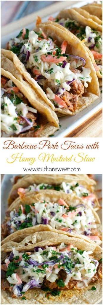 Great recipe! I will probably use a bun instead of tortillas. But the Honey Mustard Slaw looks amazing.