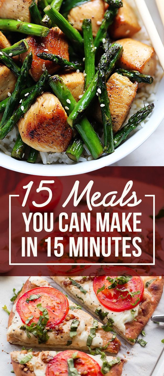 Here Are 15 Meals You Can Make In 15 Minutes