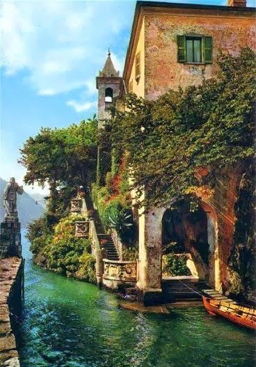 Lake Como, Italy Have picture of my mother and cousins in the family palazzo on Lake Como…