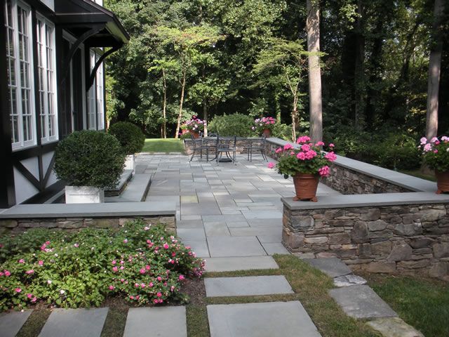 Leydon Landscaping Inc in Buckingham Pennsylvania- Amazing Natural stone walls and patio