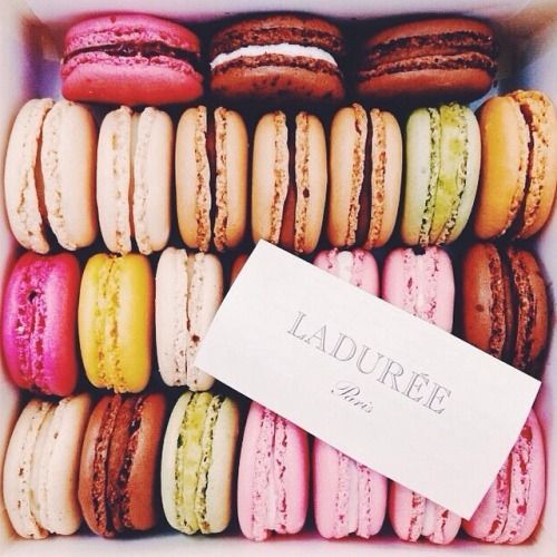 Macarons from Laduree, the best I’ve ever eaten, so perfect.