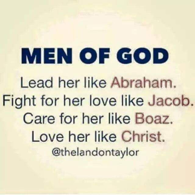 Man of God… love her like Christ ♥