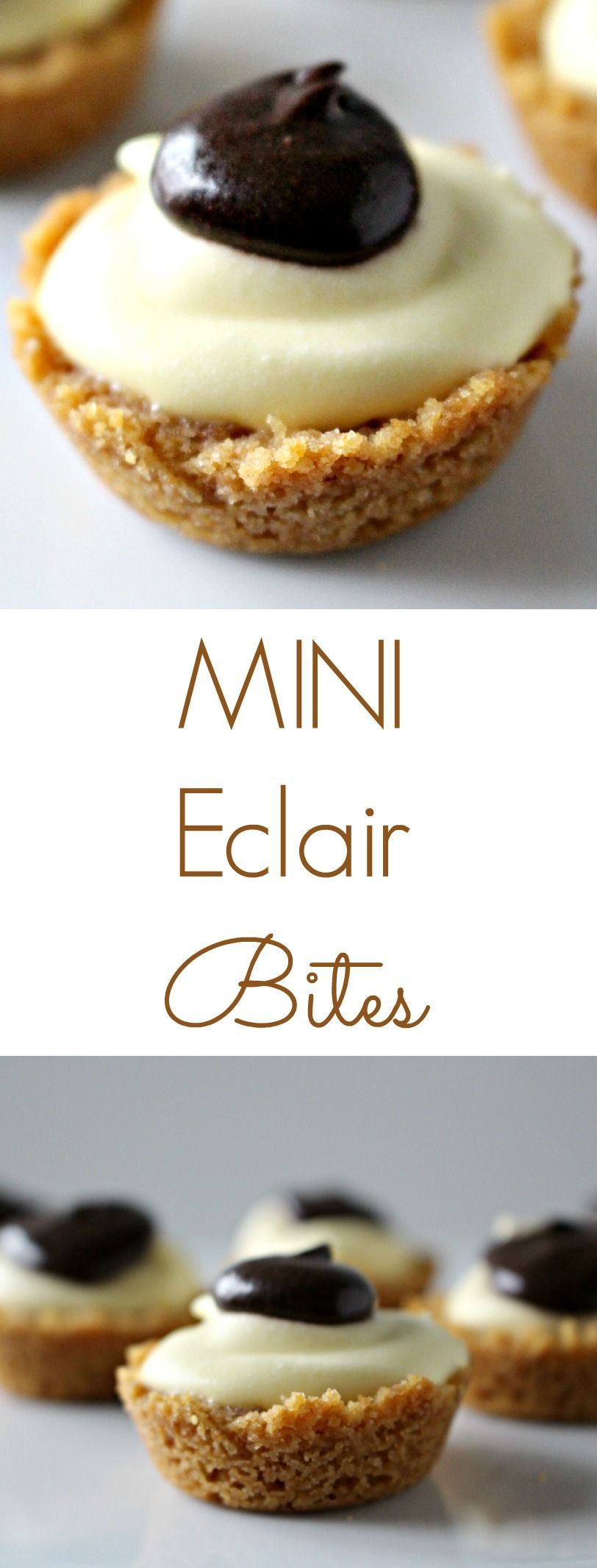 Mini Eclair Bites – an easy dessert that your guests will love