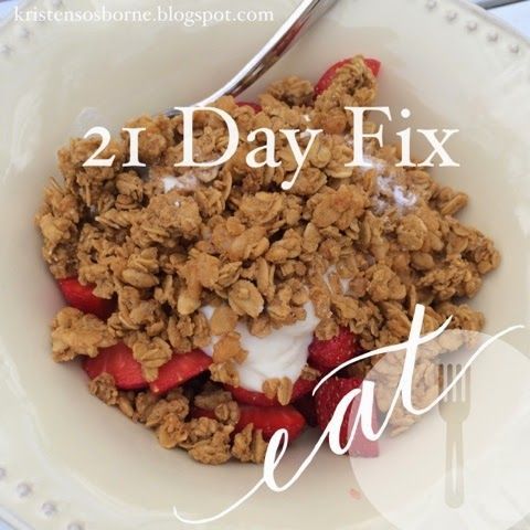 My Favorite  21 Day Fix Breakfast Recipe – Strawberry Yogurt Parfait