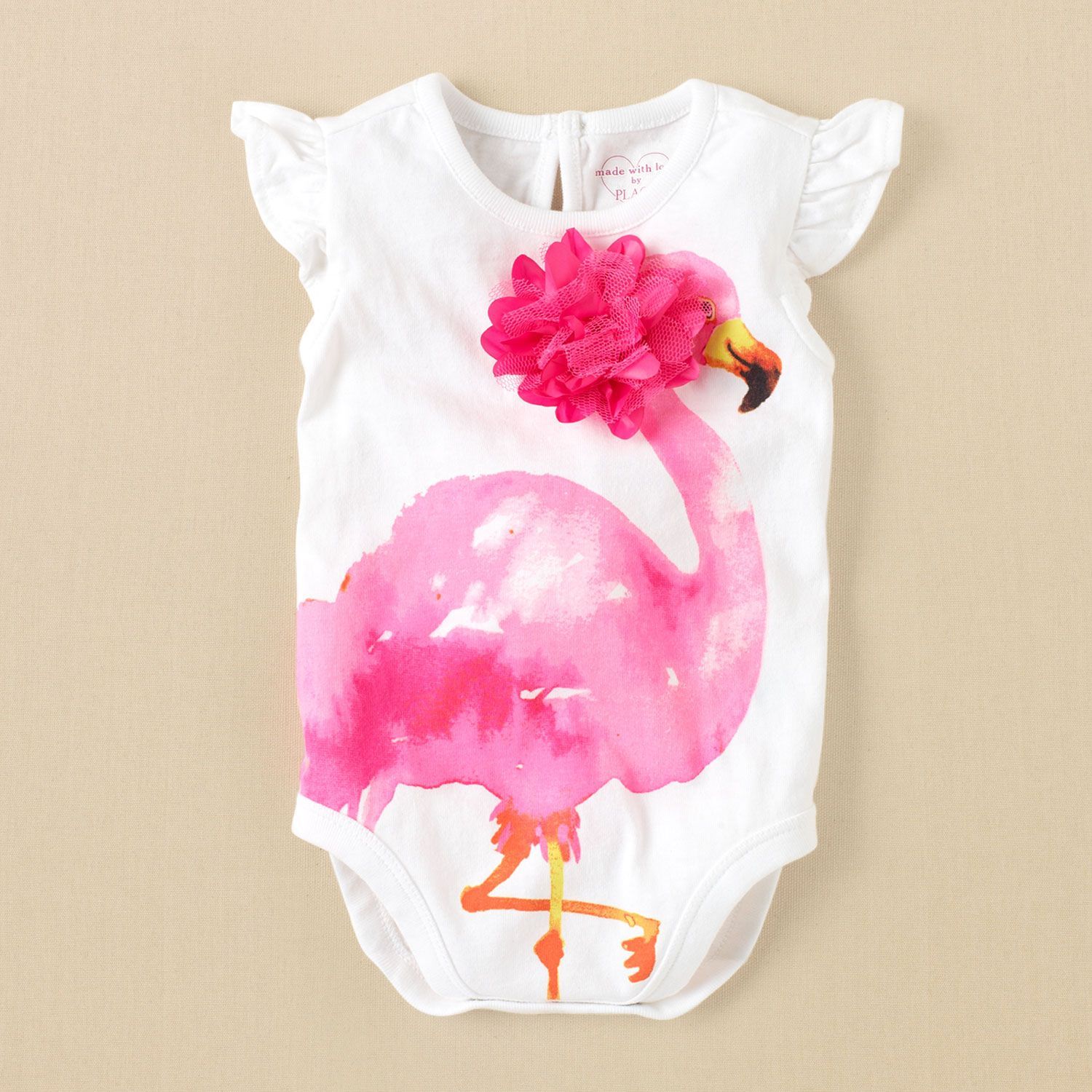 newborn – girls – flamingo bodysuit | Children’s Clothing | Kids Clothes | The Children’s Place