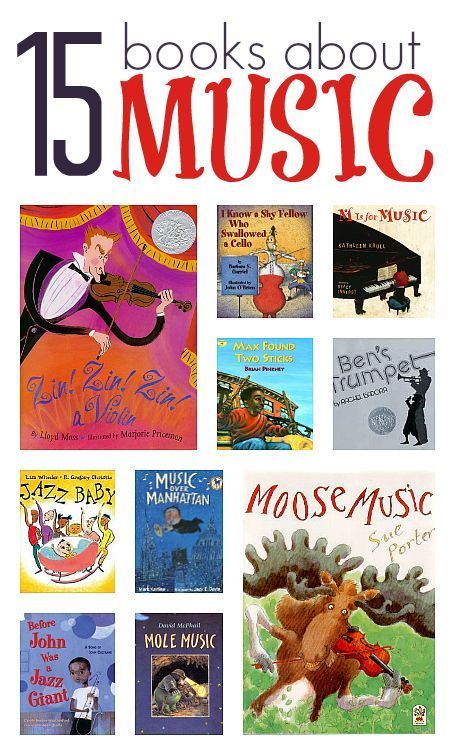 Picture books about music and instruments for kids. I’ve only read four of them, but it looks like a good