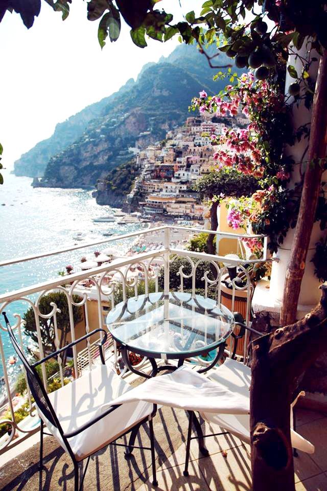 Positano, Amalfi Coast, Italy One day, I will be back with someone special (other than myself!) :-)