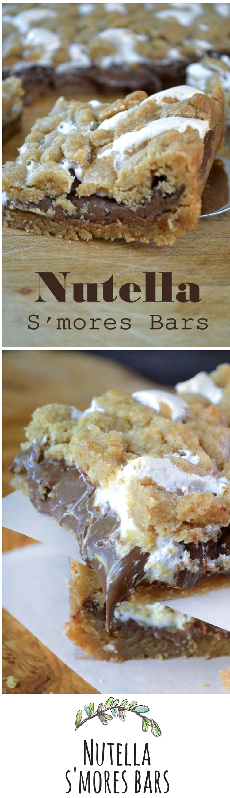Skip the campfire and make these bars instead! What a delicious and easy dessert bar recipe with Nutella!