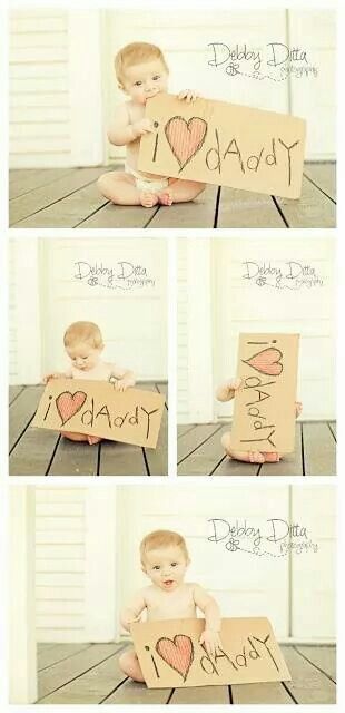 So cute for Father’s Day Picture Surprise!