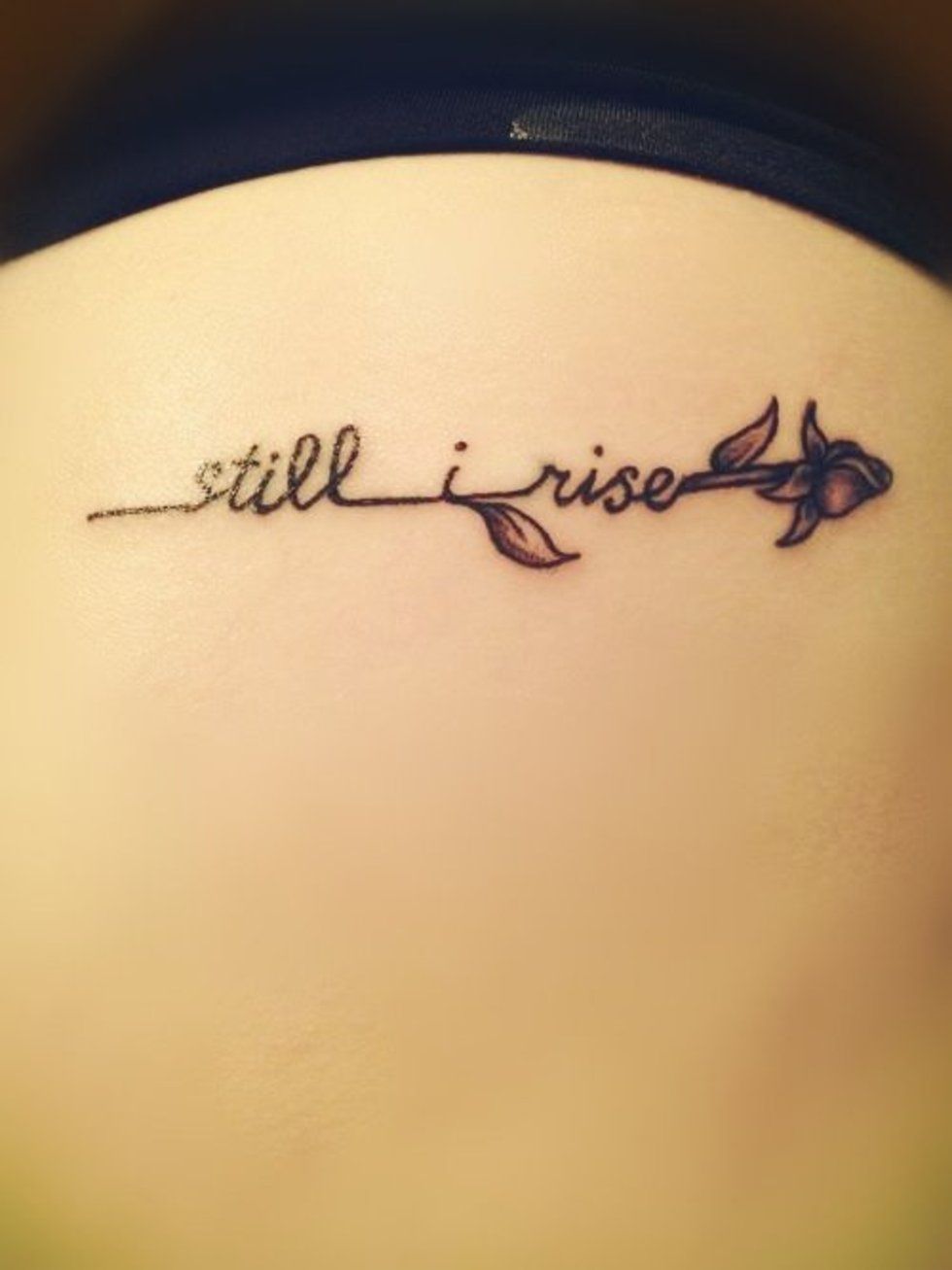 Still I rise Maya Angelou tattoo