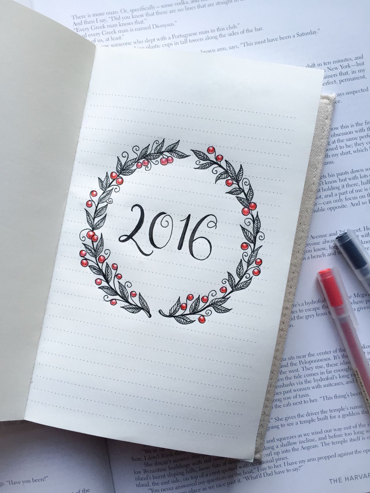 studyologist: “ 01.02.16 // I love my new bullet journal. Happy New Year everyone! ”