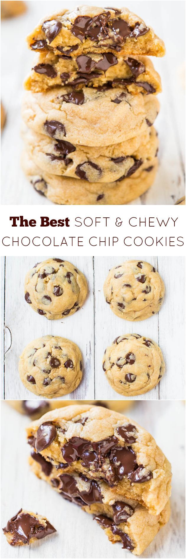 The Best Soft and Chewy Chocolate Chip Cookies – My favorite recipe for chocolate chip cookies! Just one b