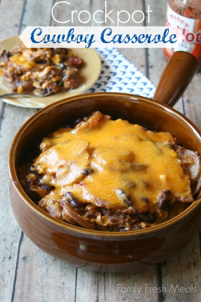 This family favorite is loaded with potatoes, beef, beans and cheese. How can you go wrong with this Crock