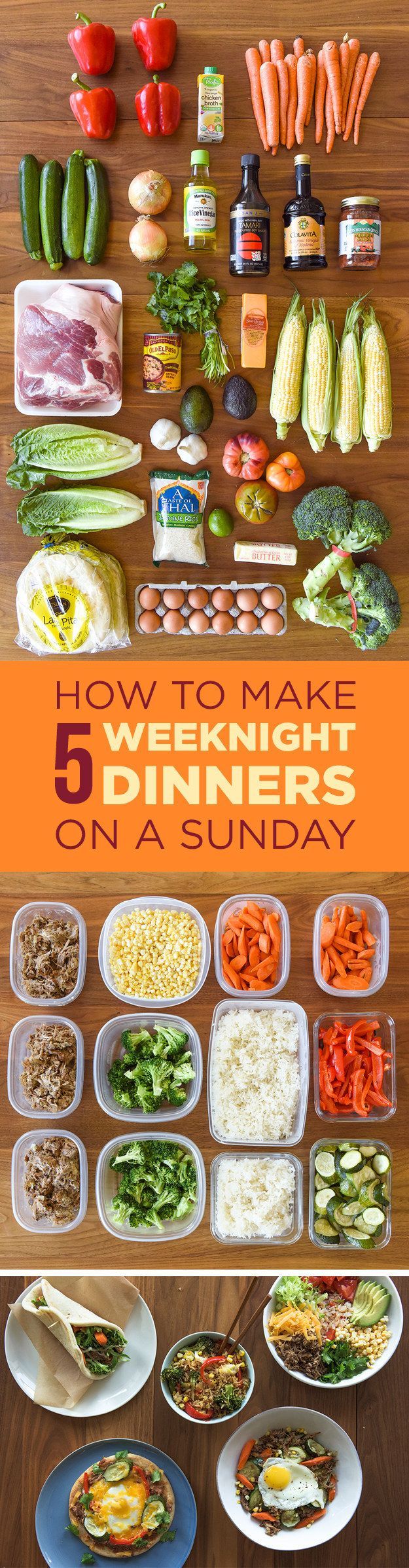 This four-person meal plan comes with a grocery list, step-by-step instructions, and zero weeknight hassle