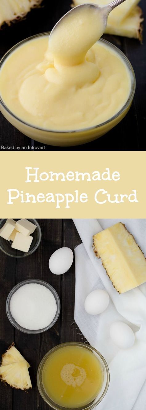 This homemade Pineapple Curd is sweet, creamy, and so easy to make. It takes just a few minutes to whip up