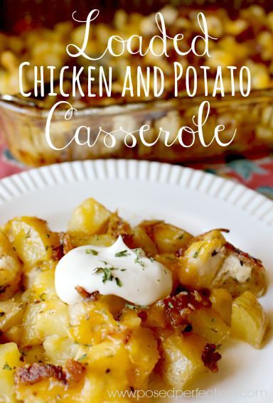 This Loaded Chicken and Potato Casserole is the ultimate comfort food! Packed with flavor and easy to prep