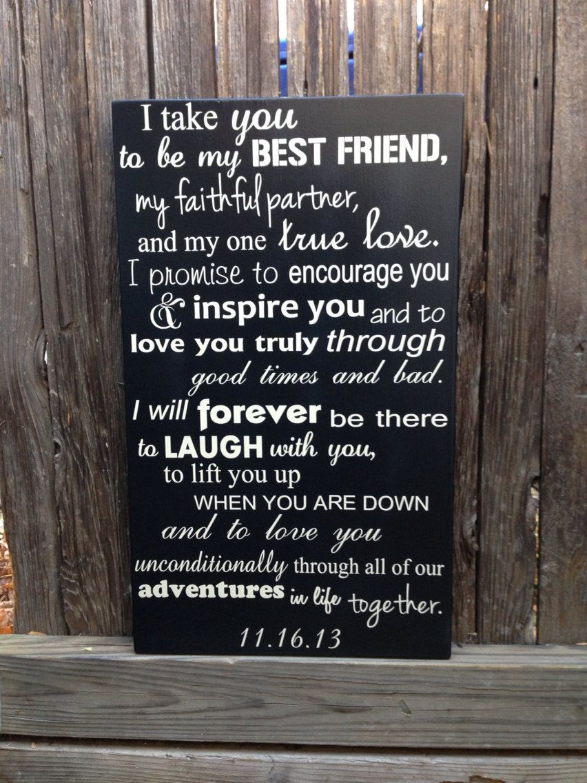 Wedding+Vows+Anniversary+Gift+Wood+Sign+12+x+20+by+LilMissScrappy,+$39.95