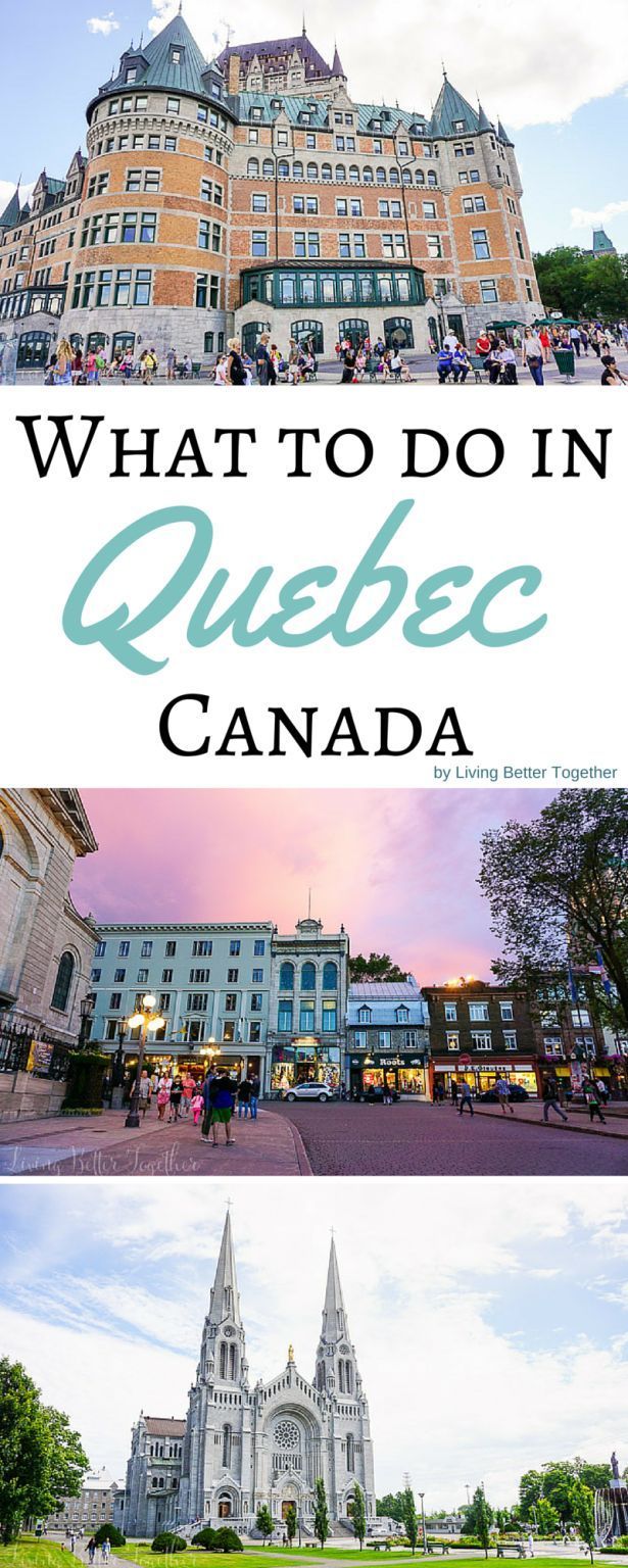 What to see and do in and around Quebec City in 48 hours! This beautiful little city in Canada with Europe